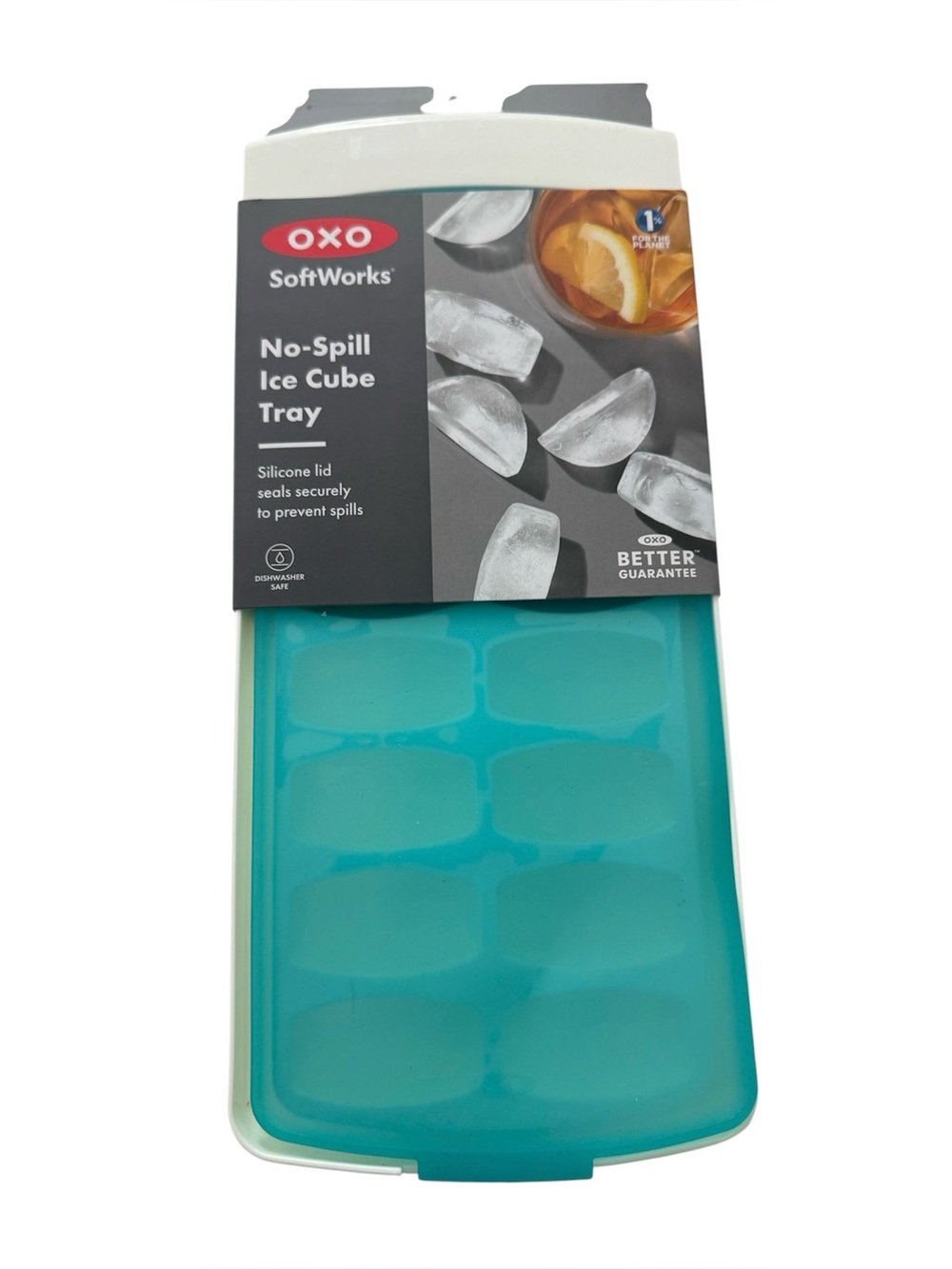 OXO Softworks No-Spill Ice Cube Tray Teal